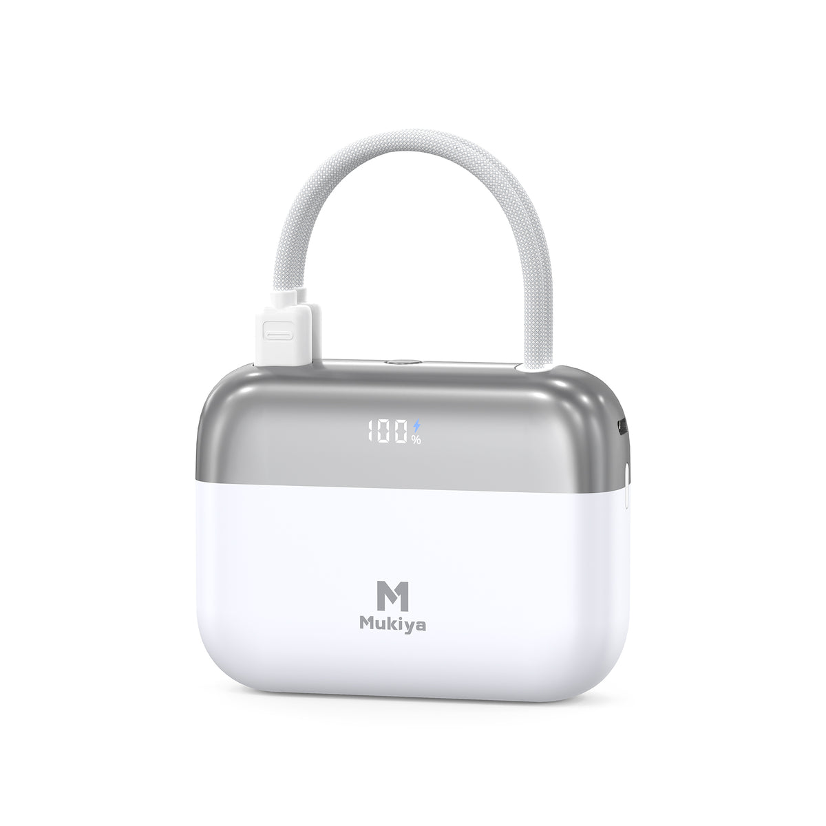 Mukiya Handbag Dual-Cable Power Bank | 10,000mAh 30W Fast Charging