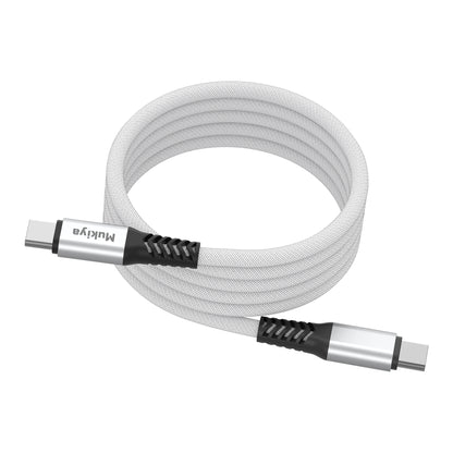 100W Magnetic Snap-to-Shape USB-C Cable