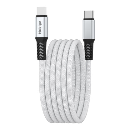 100W Magnetic Snap-to-Shape USB-C Cable