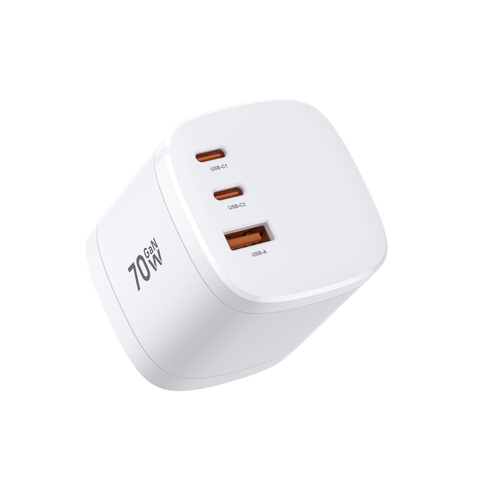 70W GaN Travel Charger with 360° Rotating Plug | TwistCube