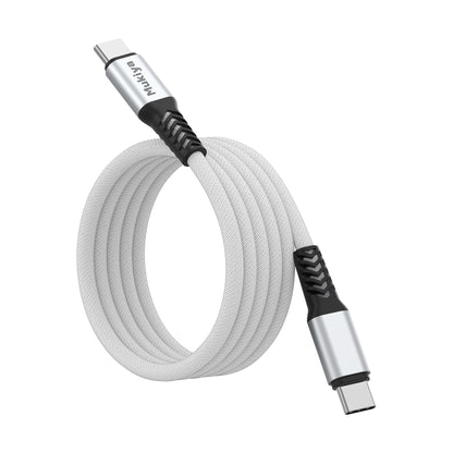 100W Magnetic Snap-to-Shape USB-C Cable