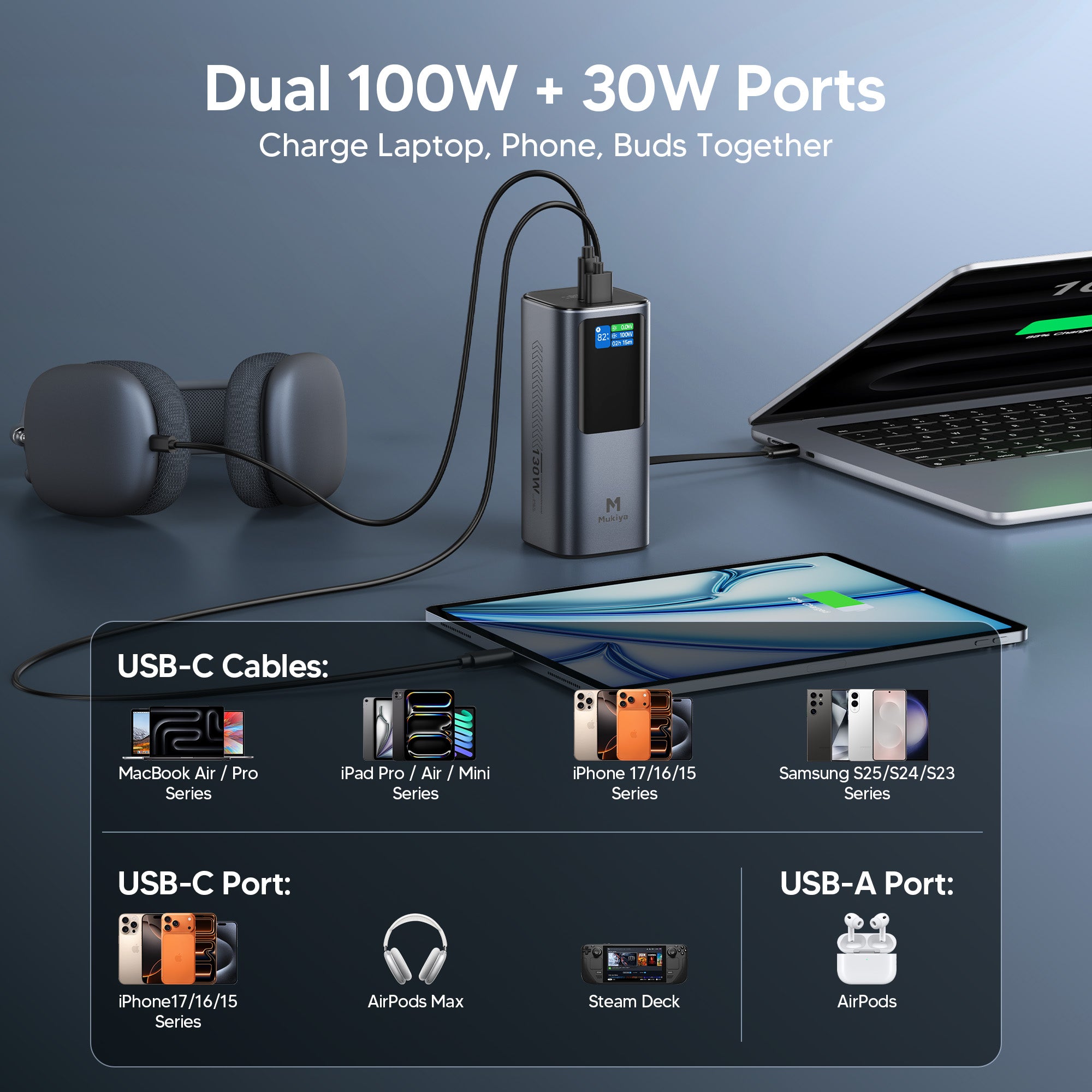Retractable Cable Power Bank